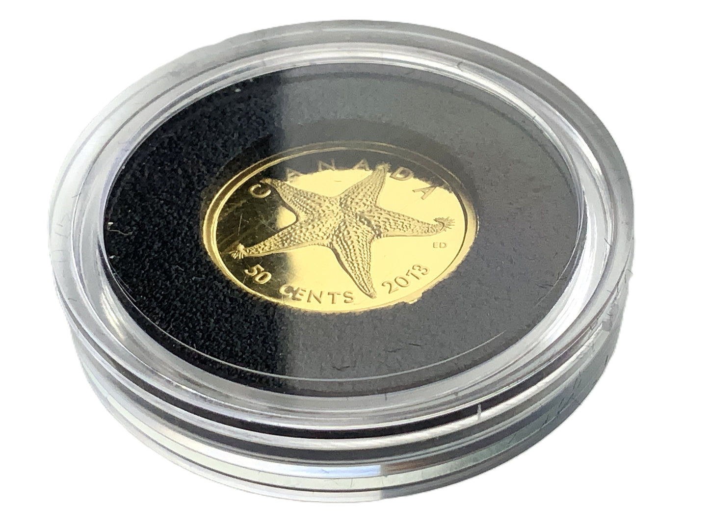 1/25 ozt Sea Creatures Starfish Gold 9999 50¢