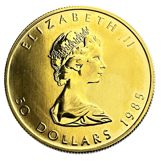 1 ozt Royal Canadian Mint Gold Maple 9999 $50
