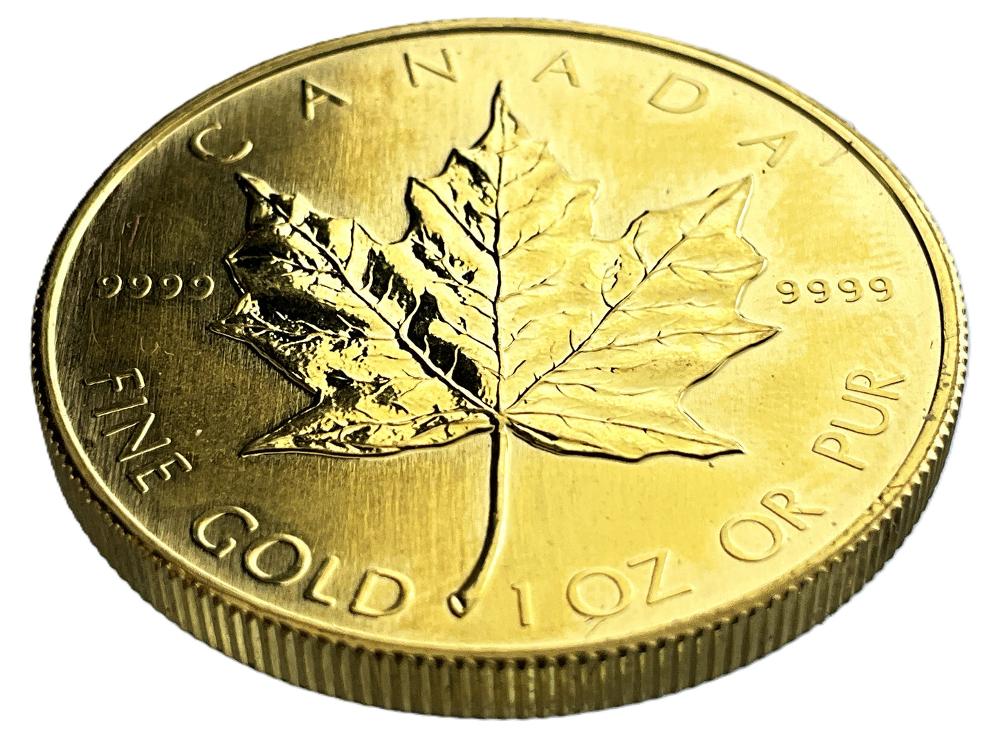 1 ozt Royal Canadian Mint Gold Maple 9999 $50