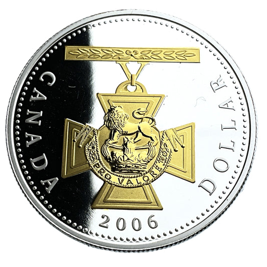 .809 ozt Victoria Gold Cross 9999 Silver $1