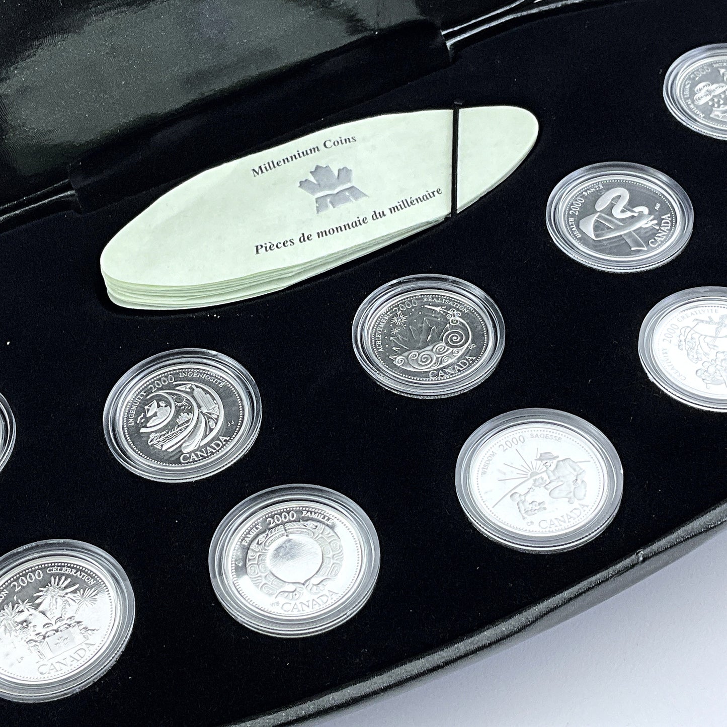 2.1 ozt Canada Millenium Commemorative Silver 25¢