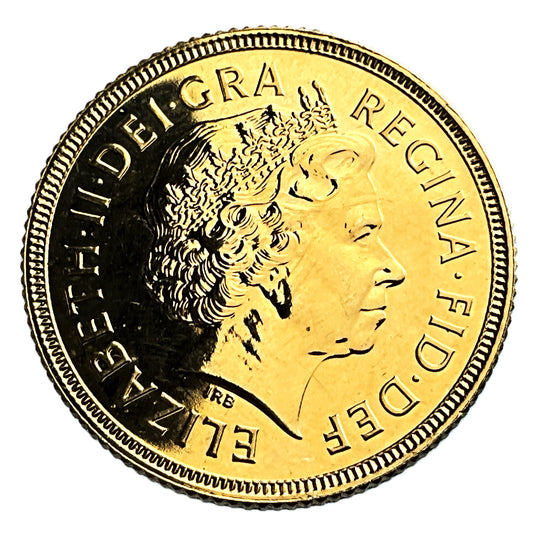 .2355 ozt 2002 Queen Elizabeth Sovereign