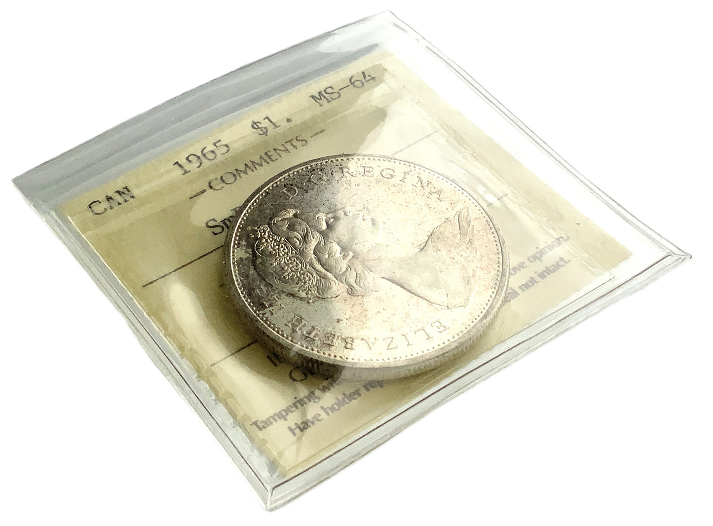 .600 ozt 1965 Canada MS-64 Silver $1