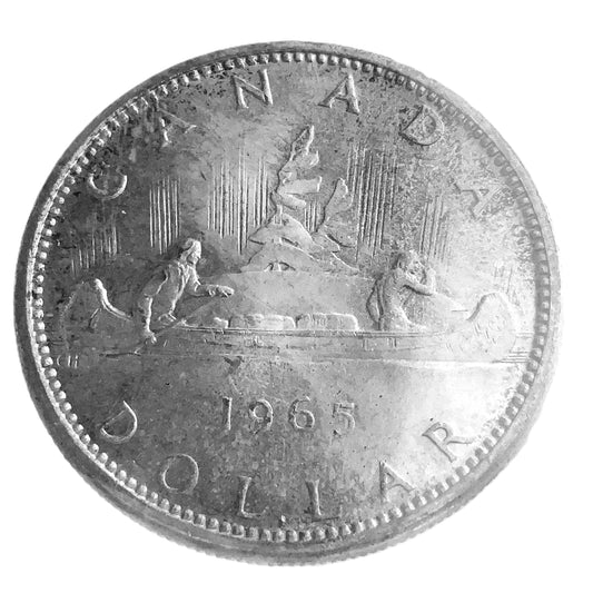 .600 ozt 1965 Canada MS-64 Silver $1