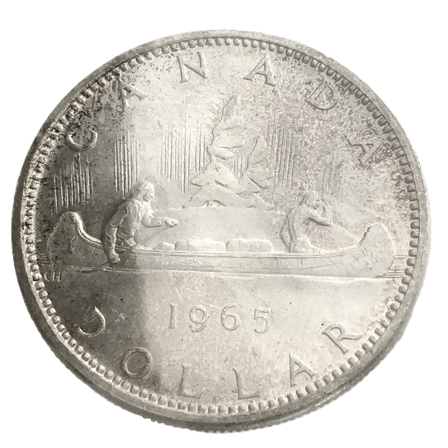 .600 ozt 1965 Canada MS-64 Silver $1