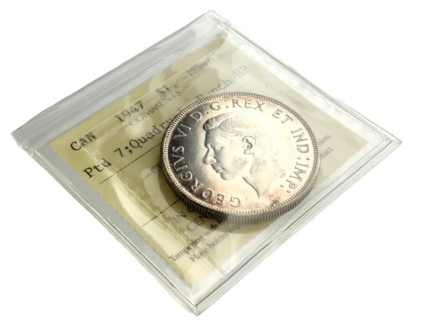 .600 ozt 1947 Canada MS-63 Silver $1