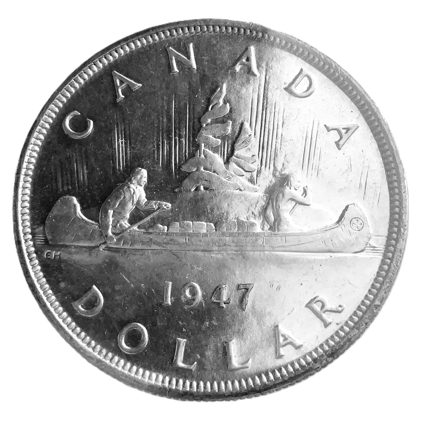 .600 ozt 1947 Canada MS-63 Silver $1