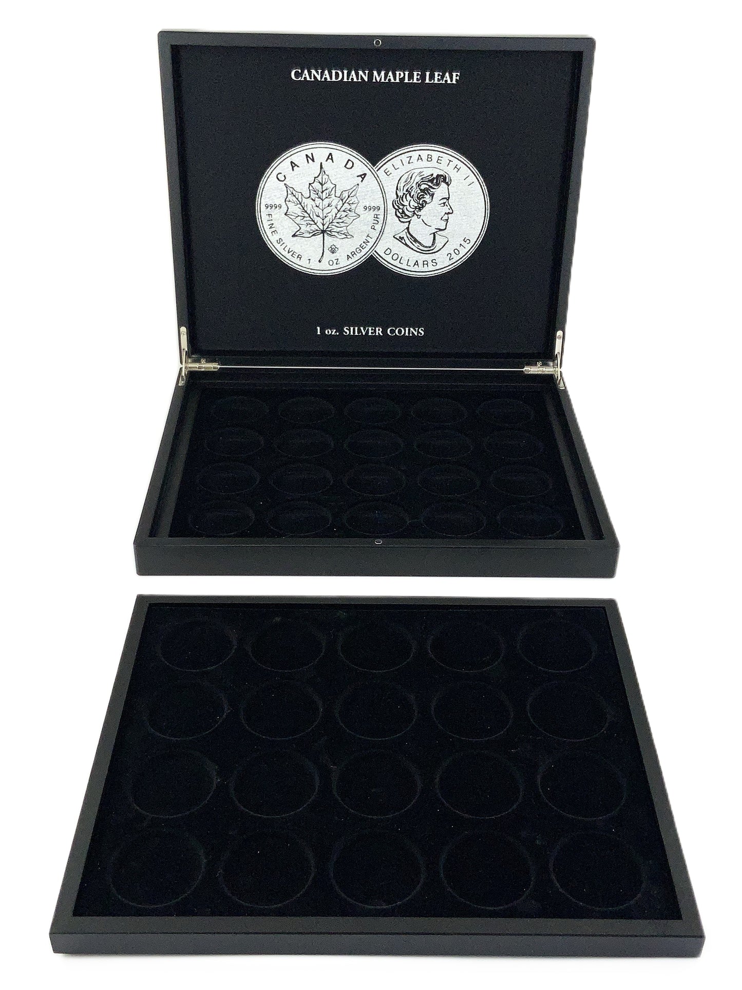 Lighthouse 40 Maple Leaf Wood Presentation Case
