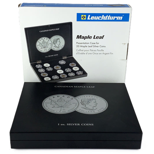 Lighthouse 40 Maple Leaf Wood Presentation Case