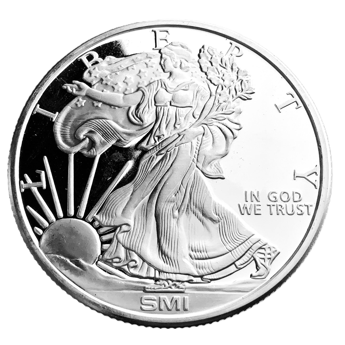 1 ozt Walking Liberty 999 Silver Round