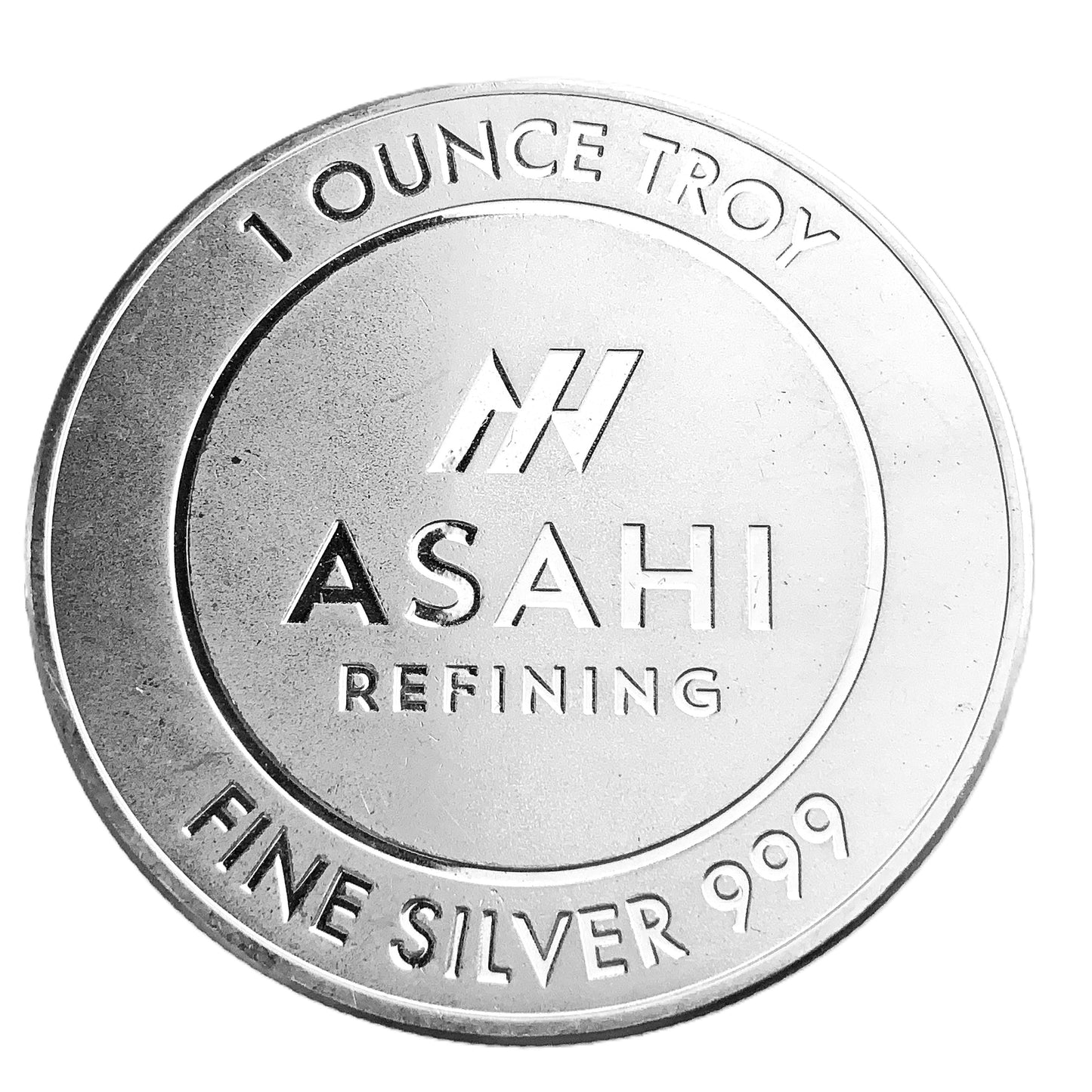 1 ozt Asahi Refining 999 Silver Round