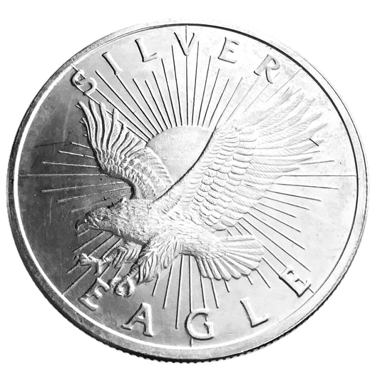 1 ozt Vintage Sunshine Mint 999 Silver Round