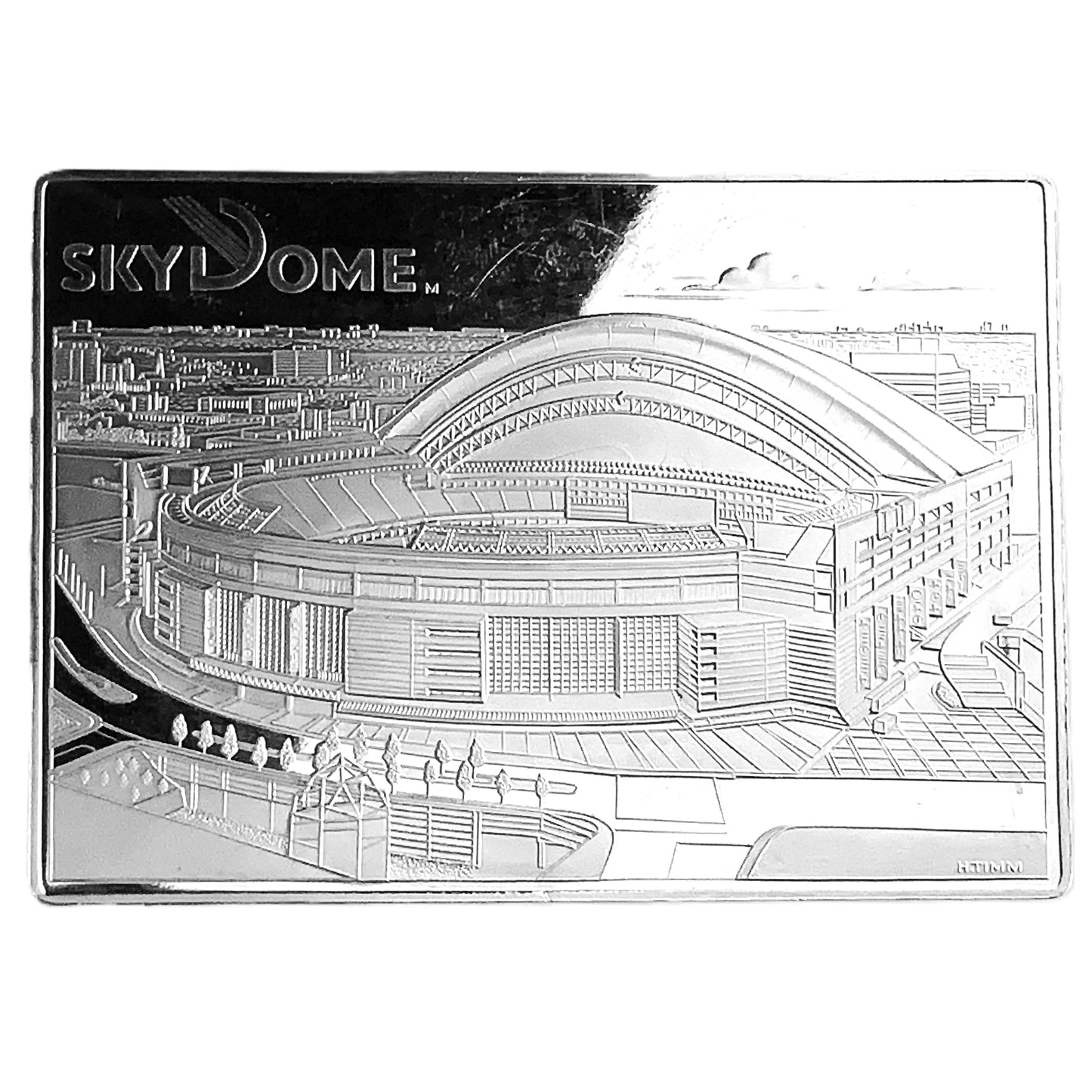 3 ozt Toronto Blue Jays Skydome 999 Silver Bar