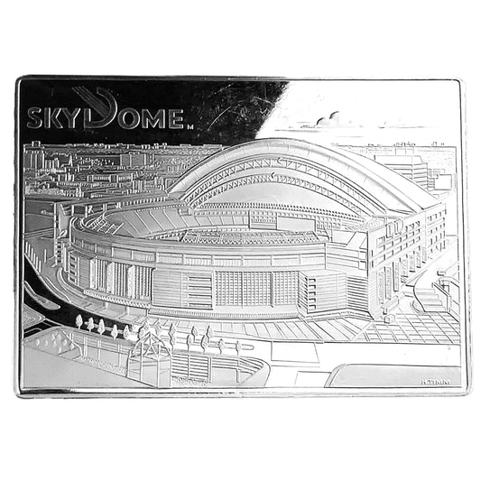 3 ozt Toronto Blue Jays Skydome 999 Silver Bar