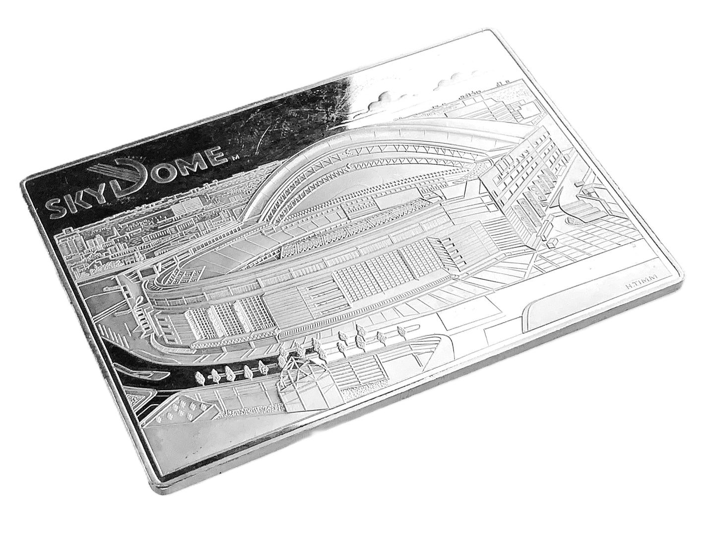 3 ozt Toronto Blue Jays Skydome 999 Silver Bar