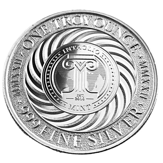 1 ozt Wendigo 999 Silver Round