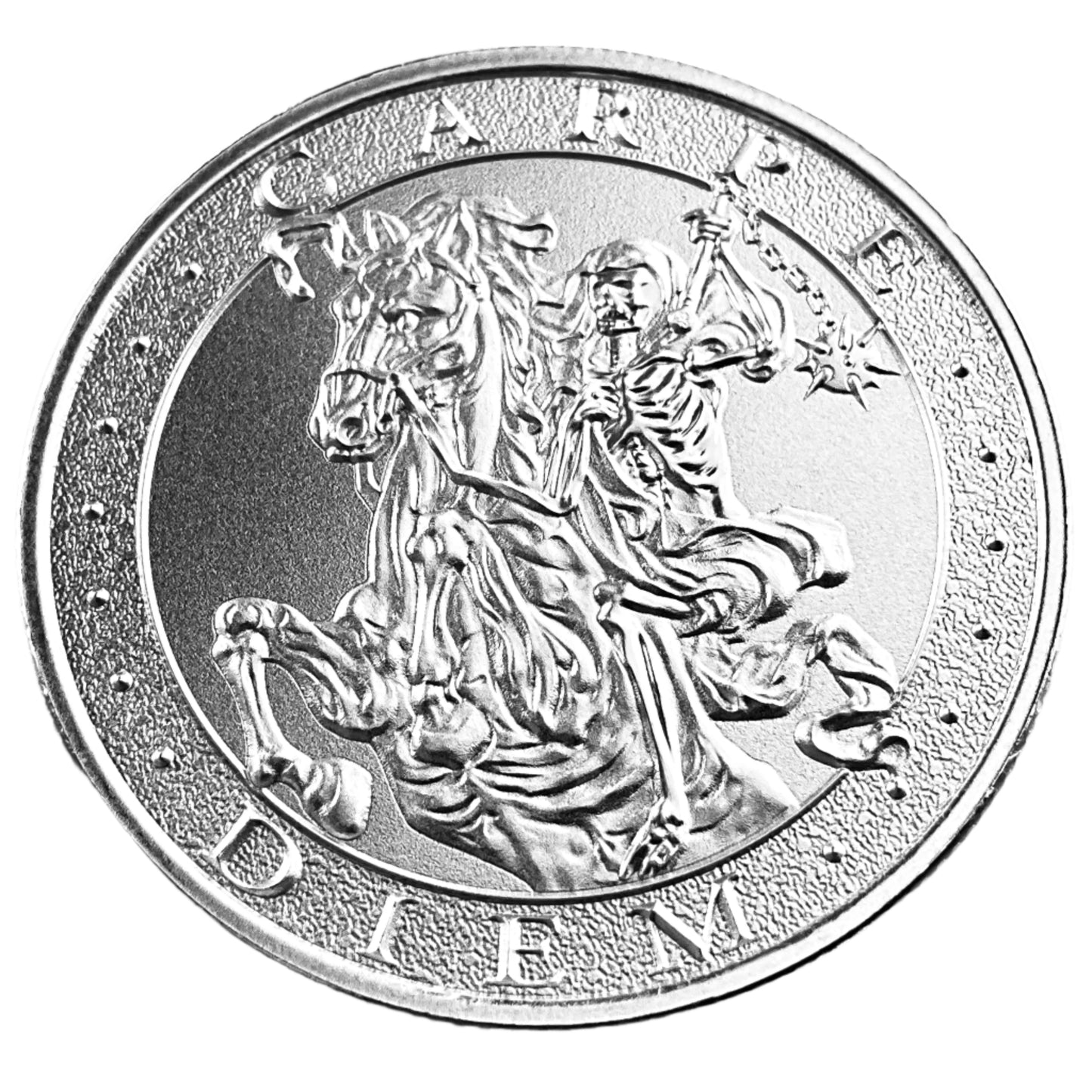 1 ozt CARPE DIEM 999 Silver Round