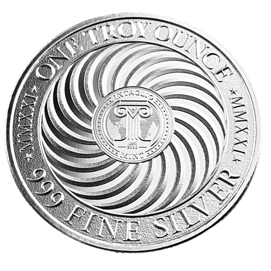 1 ozt The Yeti 999 Silver Round