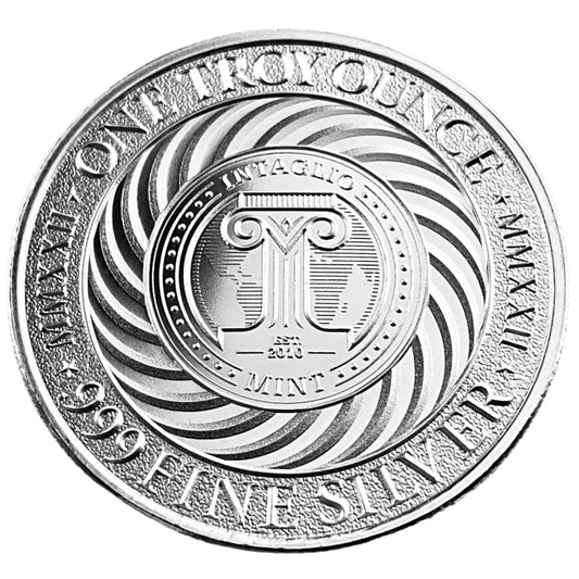 1 ozt The Mermaid 999 Silver Round