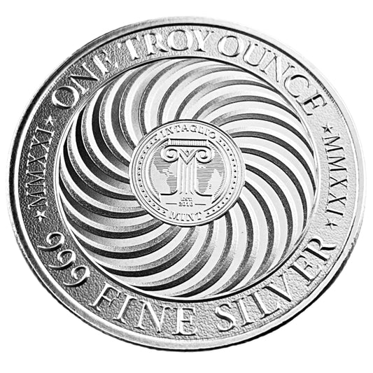 1 ozt The Werewolf 999 Silver Round