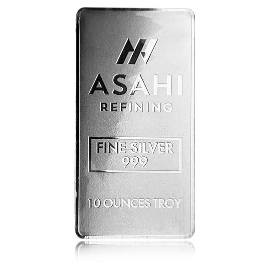 10 ozt Asahi 999 Fine Silver Bar
