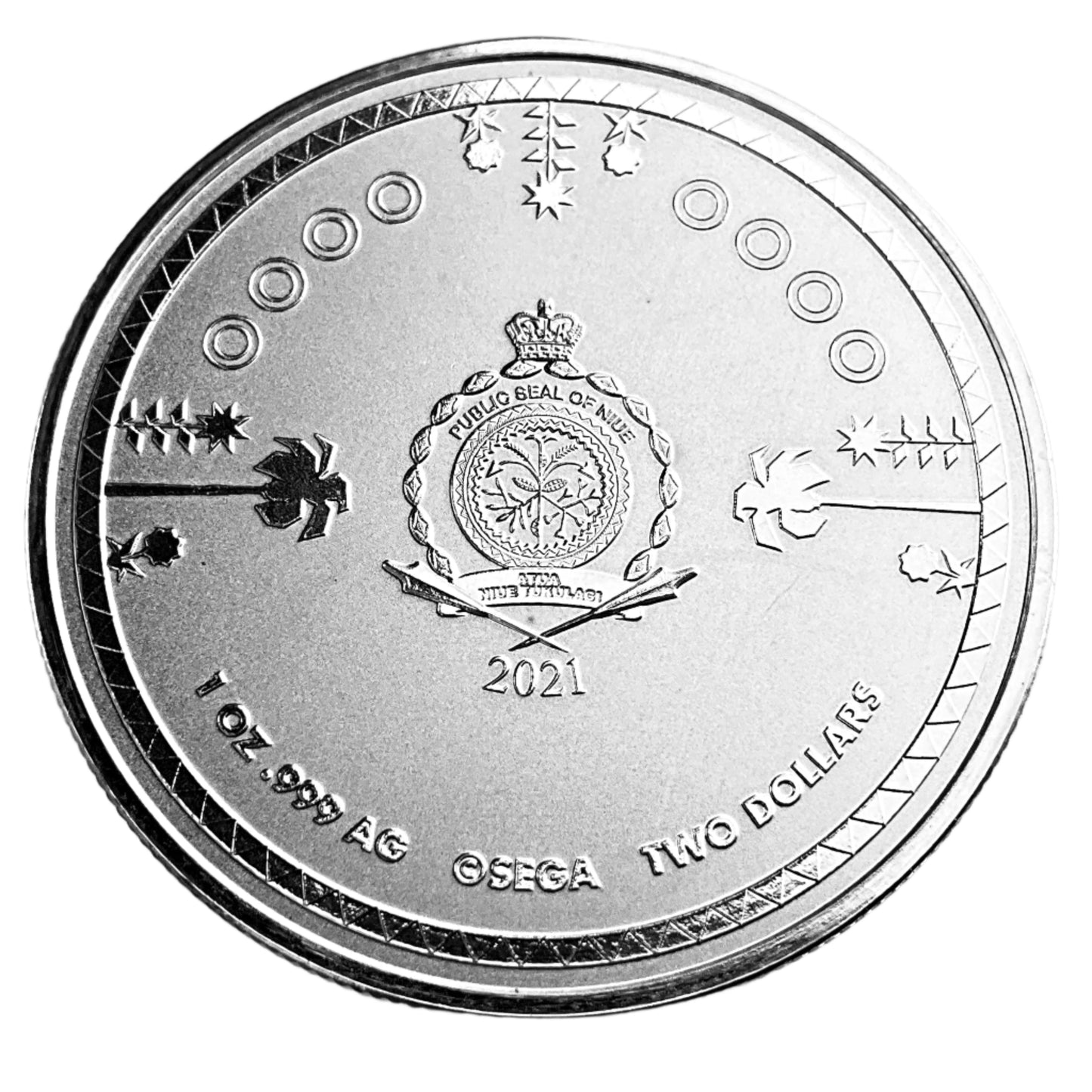 1 ozt Sonic the Hedgehog 999 Silver $2