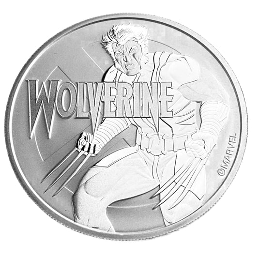 1 ozt Wolverine Marvel 999 Silver Coin