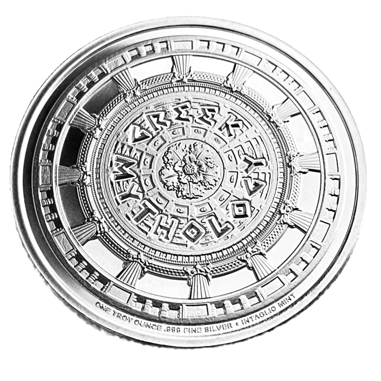 1 ozt Medusa 999 Silver Round