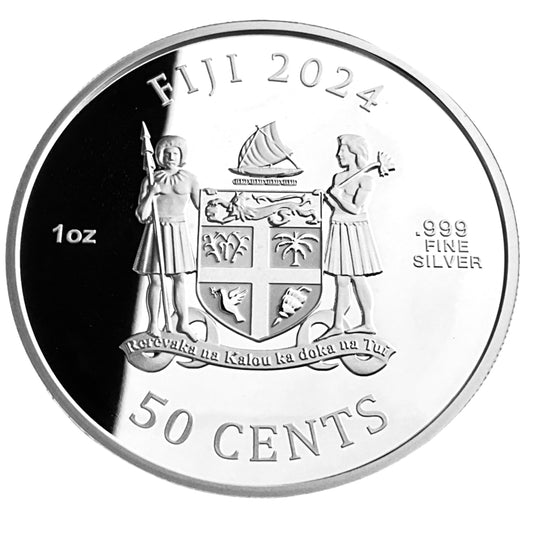 1 ozt Popeye Spinach Fiji 999 Coin