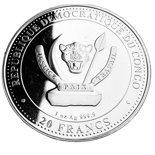 1 ozt Quetzalcoatlus 9999 Silver Coin