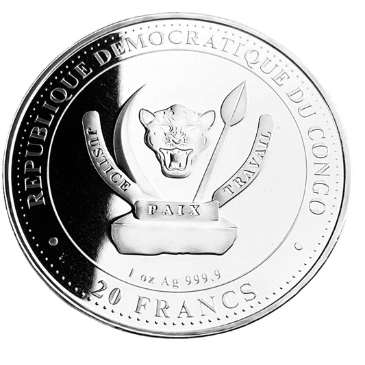 1 ozt Titanoboa 9999 Silver Coin