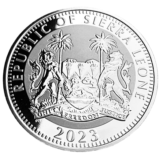 1 ozt Egyptian Gods Osiris 999 Silver $1 Coin