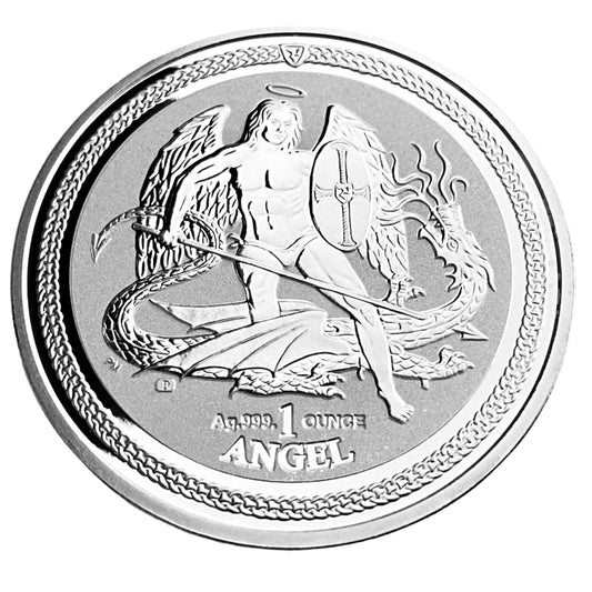 1 ozt Archangel Michael Dragon 999 Coin