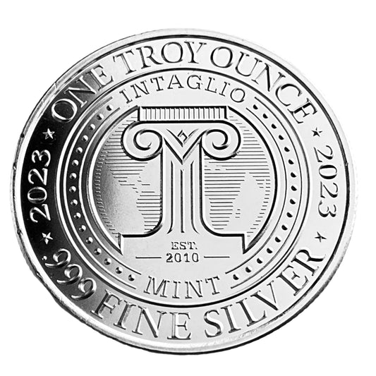 1 ozt Octopus Tentacles 999 Silver Round