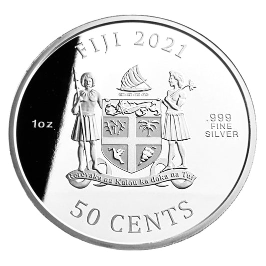 1 ozt Chun-Li Street Fighter II 999 Silver Coin