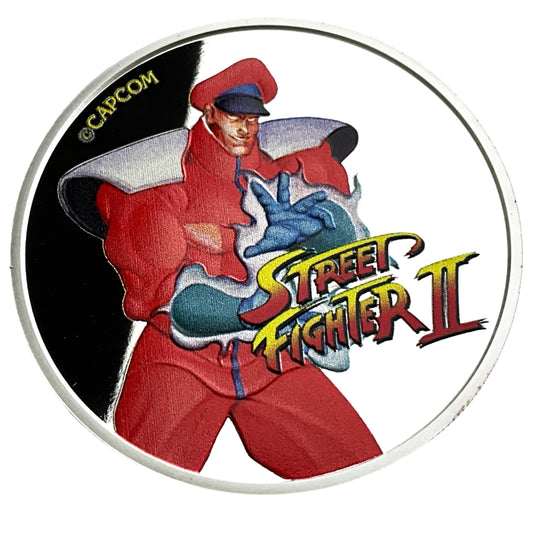 1 ozt M. Bison Street Fighter II 999 Silver Coin