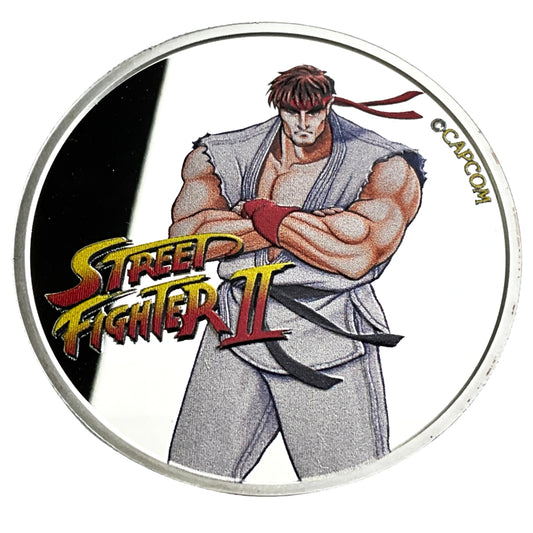 1 ozt Ryu Street Fighter II 999 Silver Coin