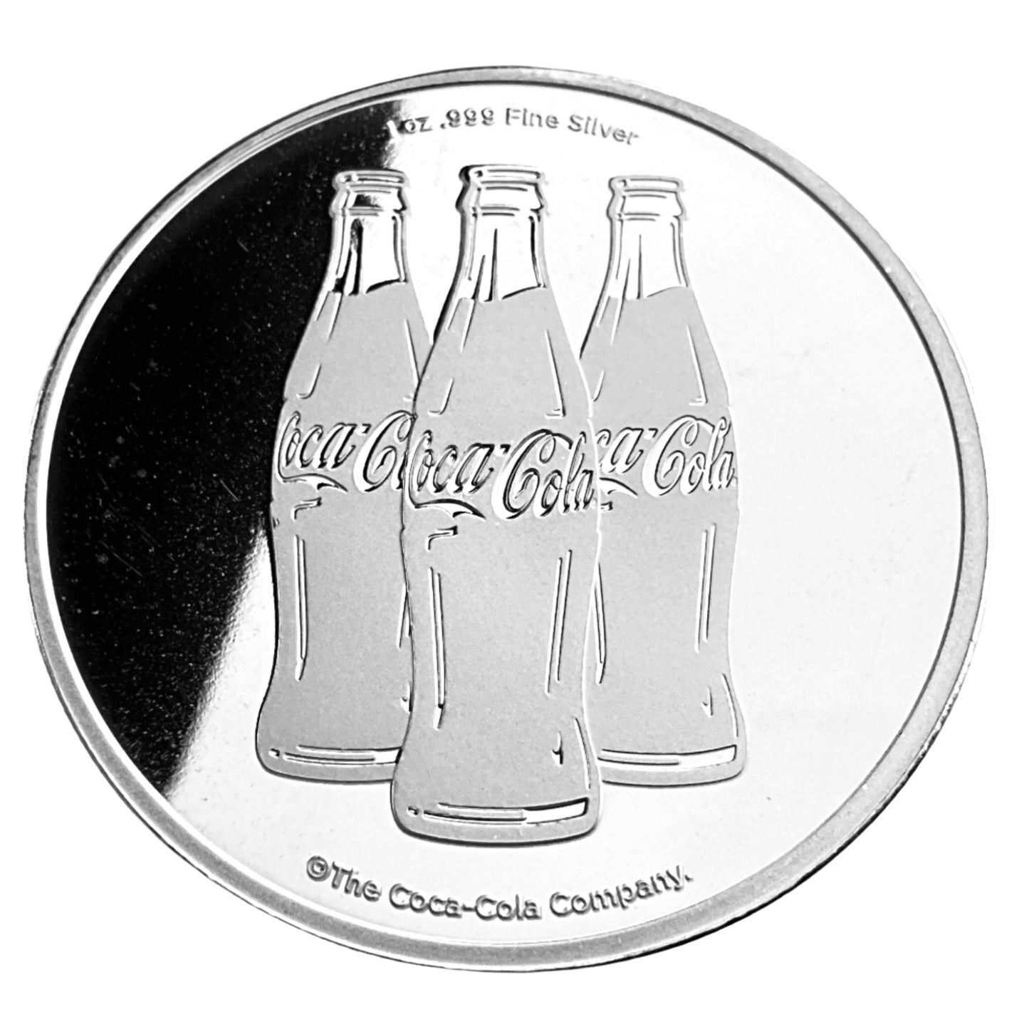 1 ozt Enjoy Coca-Cola Bottles 999 Round