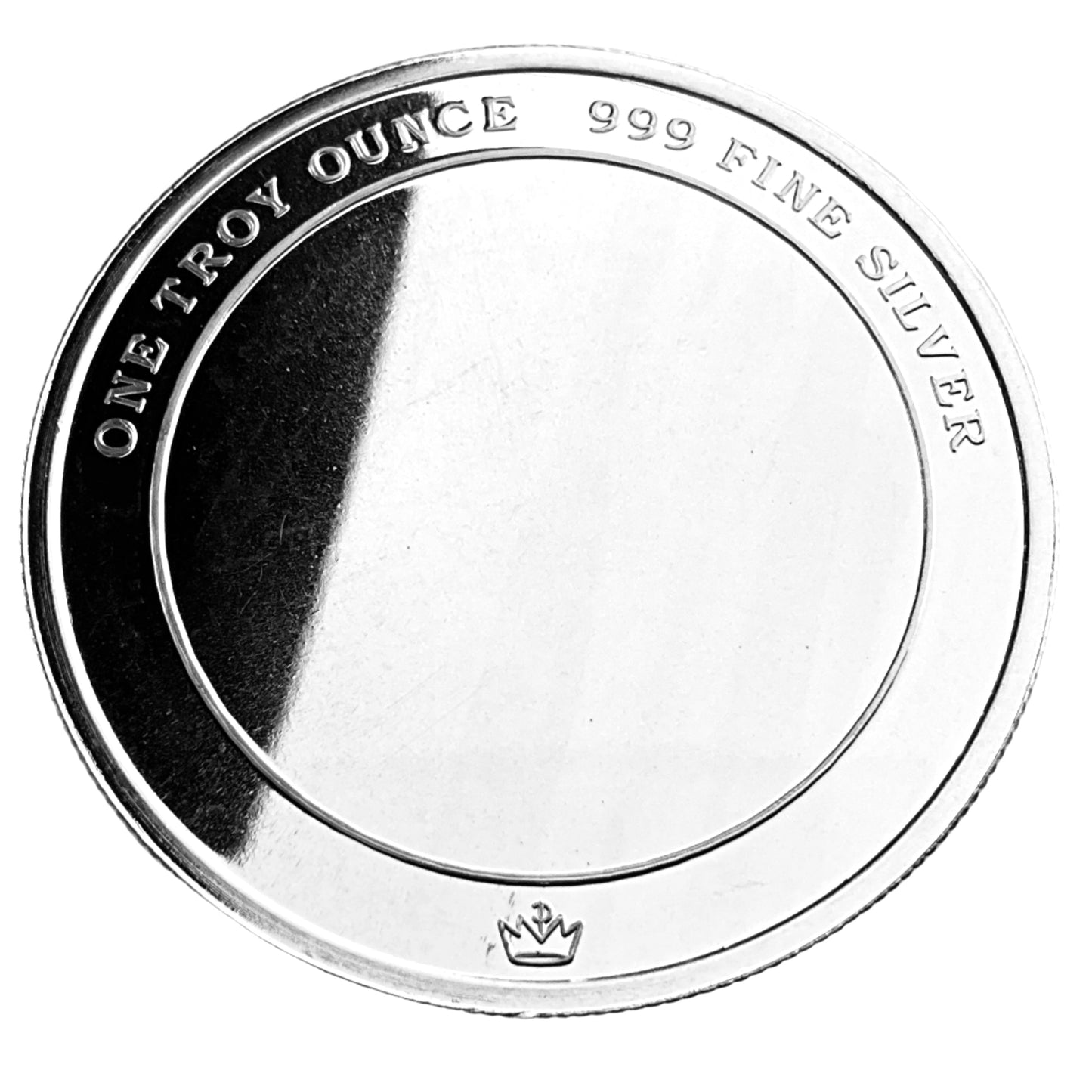 1 ozt Engravable Graduation Silver Round