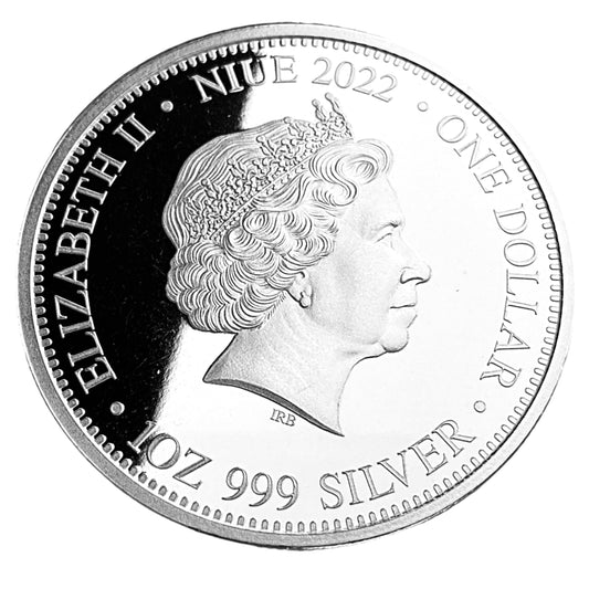 1 ozt Lion of Judah vs 3 Hyenas 999 Coin