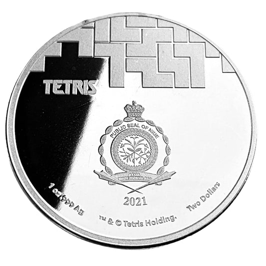 1 ozt St. Basil's Cathedral Tetris 999 Coin