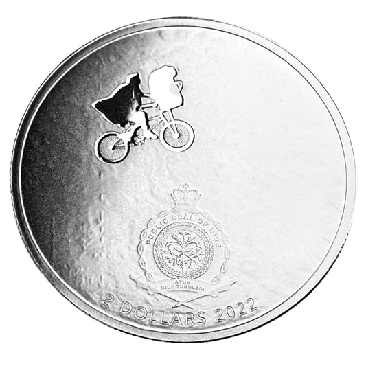 1 ozt E.T. the Extra-Terrestrial 999 Silver Coin
