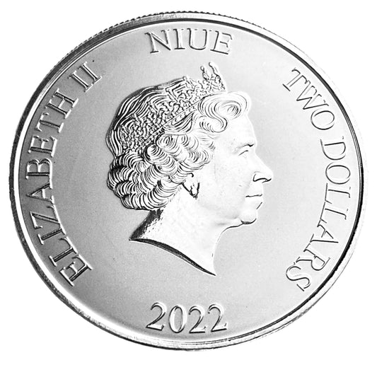 1 ozt Disney Aladdin Jasmine 999 Silver Coin