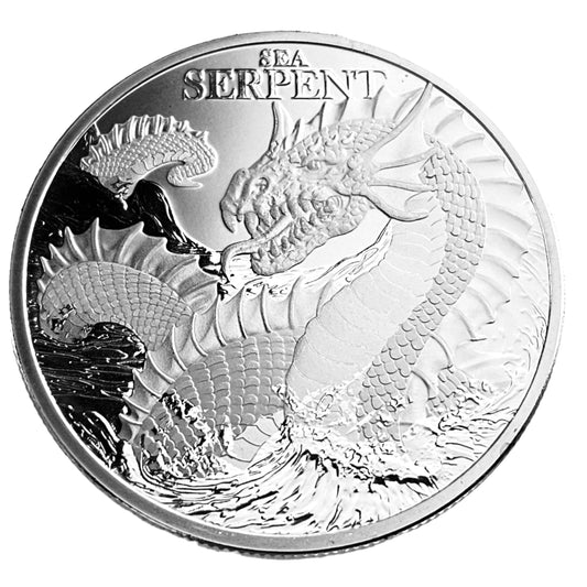 1 ozt Mythical Creatures Sea Serpent Coin