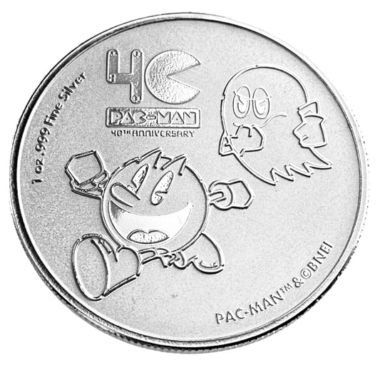 1 ozt Pac-Man 40th Anniversary 999 Coin