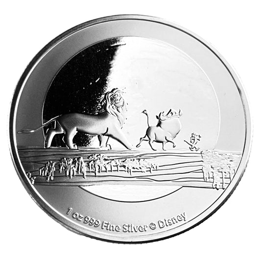 1 ozt Lion King Simba Pumbaa Timon Coin