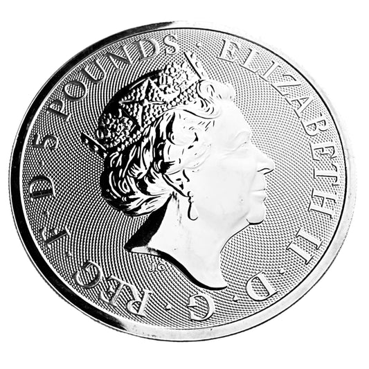2 ozt White Horse of Hanover 9999 Silver