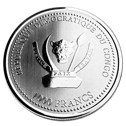 1 ozt Shoebill Stork 999 Silver Coin