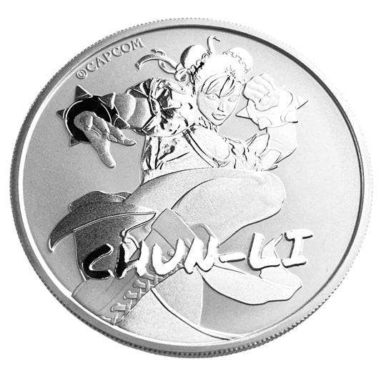 1 ozt Chun Li Legendary Warriors 9999 Coin