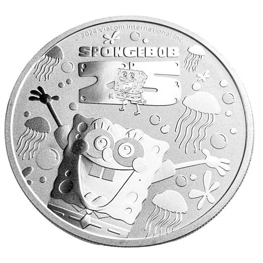 1 ozt SpongeBob Square Pants 9999 Coin